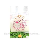 Пакетик прозрачный со скотчем “Котенок розовый“ 13х13 см фото