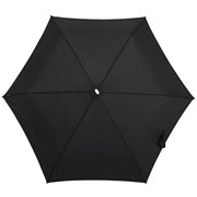 Складной зонт Alu Drop, 3 сложения, механический, черный фотография
