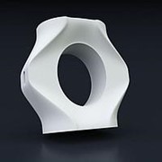 Декоративный 3D блок для перегородки из гипса (модель 03)