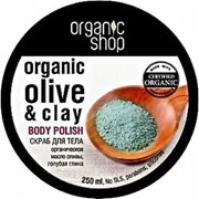Скраб для тела “Голубая глина“, Organic Shop фото