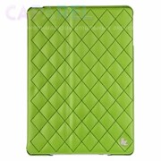 Чехол JisonCase Quilted Leather Cover Green для iPad Air фото