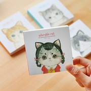 Блок для записей Adorable Cat pink