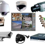 Оборудование для систем охранного видеонаблюдения фотография