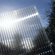 Сотовый поликарбонат 2,1х6м 8 мм Прозрачный фотография