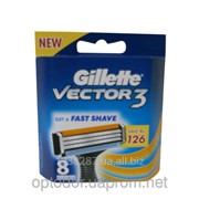 Картриджи Gillette Картриджи Gillette Vector 3 8 шт в упаковке