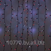 Гирлянда “Светодиодный Дождь“ 2х3м, эффект мерцания, черный провод, 220В, диоды КРАСНЫЕ, NEON-NIGHT фото