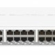 Маршрутизатор MikroTik Cloud Router Switch 226-24G-2S+IN with Atheros QCA8519 400 MHz CPU, 64MB RAM, 24xGigabit LAN, 2xSFP+ cage, RouterOS L5, LCD panel, desktop case, PSU (CRS226-24G-2S+IN) 1114