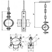 Опоры трубопроводов неподвижные, подвижные, подвесные (серия 4.903-10, вып. 4,5,6) фото