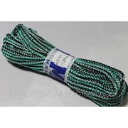 Веревка бельевая 5мм, зеленая, плетеная с наполнителем, потолочные бельевые веревки фото