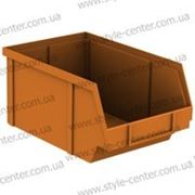 Ящик пластиковый, оранжевый, 155х100х75мм