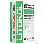 Декоративная штукатурка Litokol litotherm grafica 1,5 мм белый мешок 25 кг