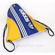Рюкзак-мешок спортивный Adidas желто-голубой 47х44 BK702-703yellow-blue /0-33 фото