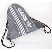 Рюкзак-мешок спортивный Adidas серый 47х44 BK702-703gray /0-33 фото