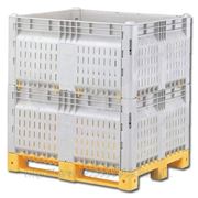 Разборные контейнеры Box pallet KitBin ХТ (перфорированный) фото