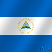 Флаг национальный Никарагуа фотография