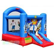 HAPPY HOP Детский надувной батут Slide and Hoop Bouncer арт. 9304N фото