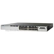 Cisco WS-C3750X-24T-L Коммутатор Catalyst 24 10/100/1000 Ethernet ports, with 350W AC Power Supply, 1 RU, LAN Base feature set фотография