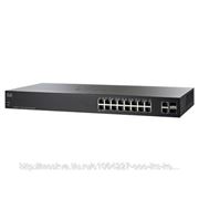 Cisco SB SLM2016T-EU Коммутатор SG200-18, 16x10/100/1000, 2x Combo mini-GBIC/UTP Gb , WebView фото