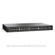 Cisco SB SLM2048T-EU Коммутатор управляемый SG 200-50 48-port 10/100/1000 Gigabit Smart Switch with 2 combo SFPs фотография