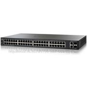 Cisco SB SLM248GT-EU Коммутатор управляемый SF 200-48, 48x10/100, 2x10/100/1000, 2xSFP COMBO фото