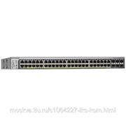NETGEAR GS752TPSB-100EUS Коммутатор PoE 46GE+2SFP(Combo)+2SFP ports (including 40GE PoE and 8 PoE+ ports) with static routing and IPv6, stackable фотография
