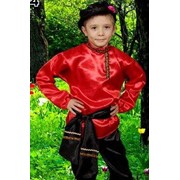 Костюм для танцев красный Русские народные для мальчика МХ-КС44 фотография