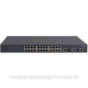 HP 3100-24 V2 EI Switch 24 autosensing 10/100 ports, 2 dual-personality ports фотография