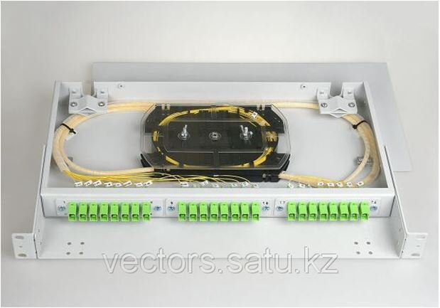 Оптический кросс FDF 19 1U LC/UPC SM 8 в Караганде (Оптико-волоконный ...