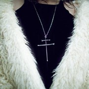 Серебряный кулон “Черный Крест“ от Wickerring фото