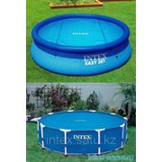 Обогревающее покрывало Intex Solar Pool Cover для бассейнов (457см) фотография