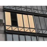Тонировка окон и балконов зданий. фото