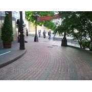 Тротуарная плитка "Брусчатка" (кирпич) серая 100 x 200 x 60