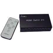 Конвертер HDMI Switcher 5x1 Metal House фото