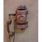 Декорирование старого шахтерского телефона ТА-200 фотография