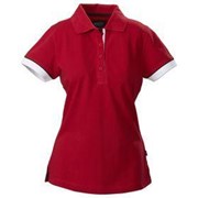Рубашка поло женская ANTREVILLE, красная, размер M фото