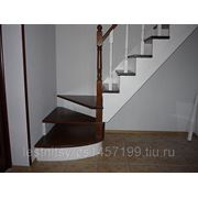 Комбинированная лестница фото
