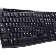 Клавіатура чорна Logitech Compact K270 USB (RUS) фото
