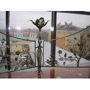 Ограждение и решетки витражей фото