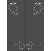 Цветы.рисунок на стекле,зеркале.пескоструйная обработка фото