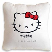 Подушка белая Hello Kitty фото