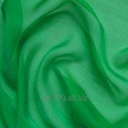 Шифон однотонный, цвет зеленый Ш 25, 1,5 метра ширина