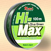 Леска рыболовная Hi-Max Olive Green, оливковая, 100 м 0,27 мм тест 7,5 кг