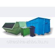 Вывозим мусор 8 кубовыми контейнерами