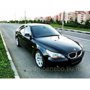Прокат автомобиля в казани BMW 5 E60 black фото