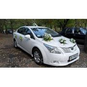 Заказ автомобиля на свадьбу Toyota Avensis white фото