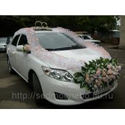 Аренда автомобиля с водителем свадьба Toyota Corolla white фото