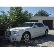 Заказ автомобиля на свадьбу Chrysler 300c white фото