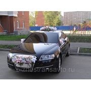 Черная Audi A 6 на свадьбу фотография