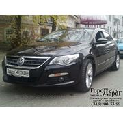 Аренда автомобиля бизнес класса в Екатеринбурге: Фольксваген Пассат CC Чёрный (Volkswagen Passat CC Black)