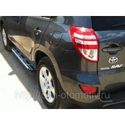 Боковые подножки (пороги) “SAPPHIRE 2“ TOYOTA RAV 4 фото